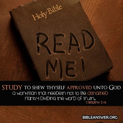 a bible with the words read me written on it and an image of a book