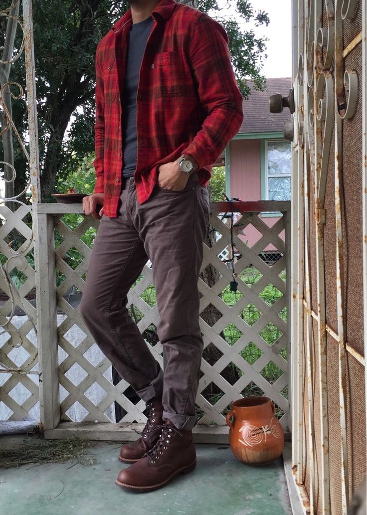 Hiking Outfit Fall Men, Flannel Outfits Men, Lumberjack Style, Mens Rugged, Flannel Outfits, Stylish Men Casual, Rugged Style, Mens Fashion Casual Outfits, Men Fashion Casual Outfits