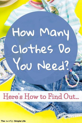 How many clothes do I need? Do you have enough closet essentials for a year round capsule wardrobe? Learn tips and ideas for a minimalist wardrobe built on the basics. Simple clothes that all mix and match make life so much easier! #clothes #minimalist #wardrobe #capsulewardrobe #minimalism #smallcloset How Many Clothes Do I Need Women, Year Round Capsule Wardrobe, Clothes Minimalist, Minimalist Wardrobe Essentials, Closet Cleaning, Declutter Closet, Getting Organized At Home, Simple Clothes, Minimalist Clothes