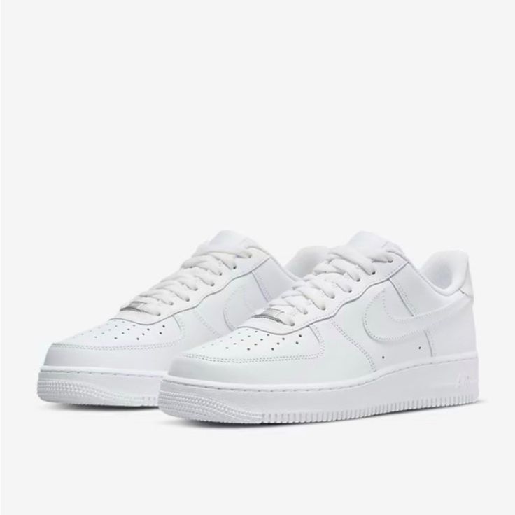 Men’s Shoes New, Never Worn Classic Air Force Ones Message For Questions And Or Offers White Nike Shoes Men, Air Shoes Men, Mens Air Force, For One Nike, White Af1, Mens Shoes Sneakers Nike Air Force 1, Air Force 1 Men, Nike Air Force 1 White, Air Force 1 All White