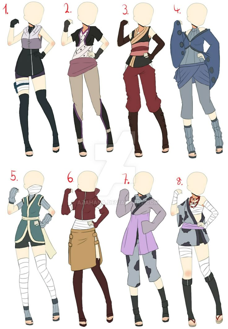 an image of different types of women's clothes in various styles and colors on a white background