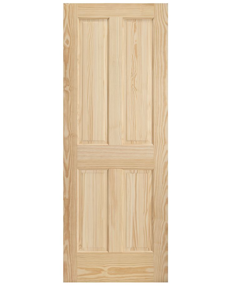 an unfinished wooden door on a white background