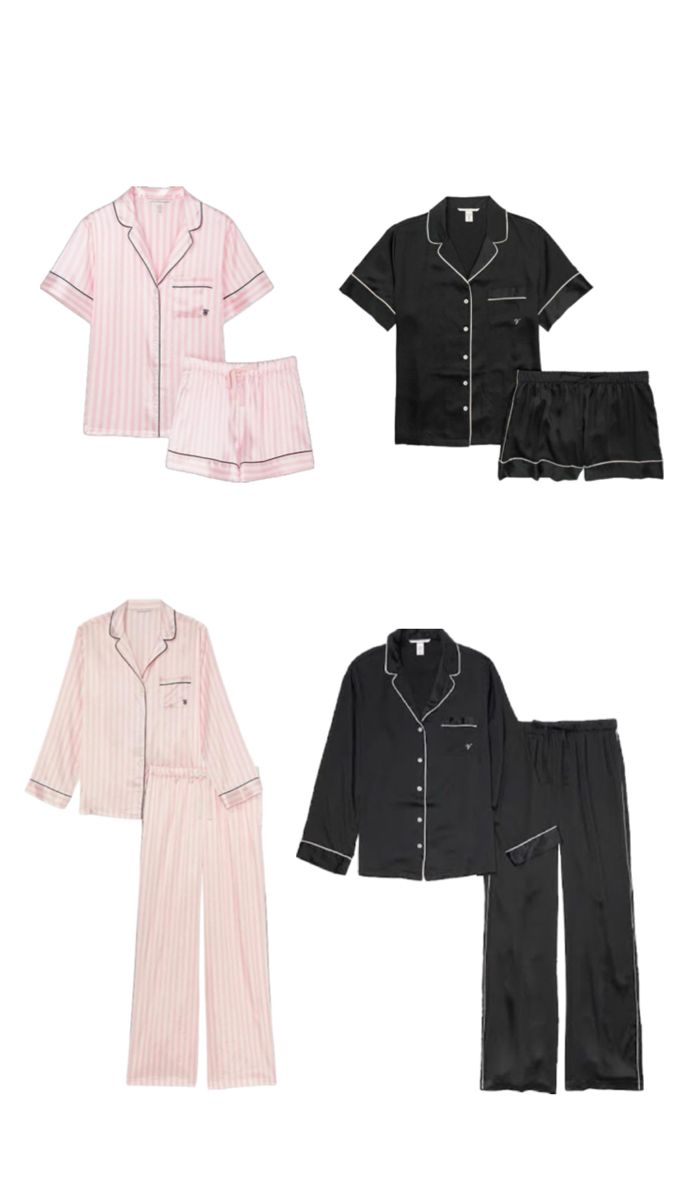 I love 🖤 Pyjama Victoria Secret, Victoria Secret Pyjamas, Viktoria Secret, Christmas Note, Victoria Secret Pajamas, Clean Aesthetic, Night Suit, Sleepwear & Loungewear, Christmas Wishlist