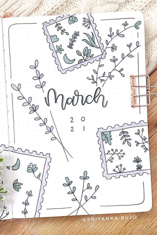 This is the most inspiring doodle art. This page is full of easy doodles you can try even if you're a beginner. I can't wait to try these easy doodles drawings on my bullet journal! My favorites are the easy doodles for beginners. Aesthetic School Book Covers, Floral Bullet Journal Theme, Spring Bullet Journal Ideas, March Scrapbook, Spring Bullet Journal, Bujo Cover, March Bullet Journal, Bullet Journal Month, Bullet Journal Page