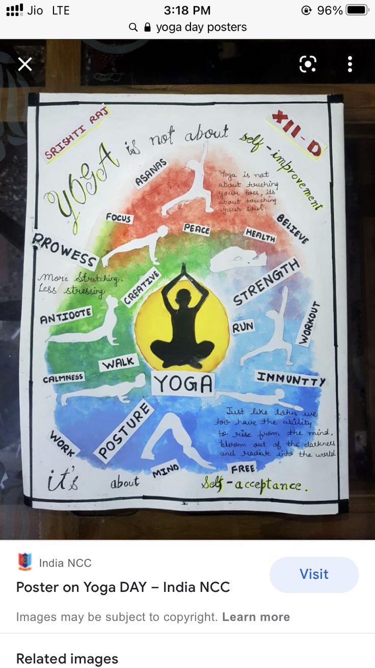 the instagram page for yoga on facebook