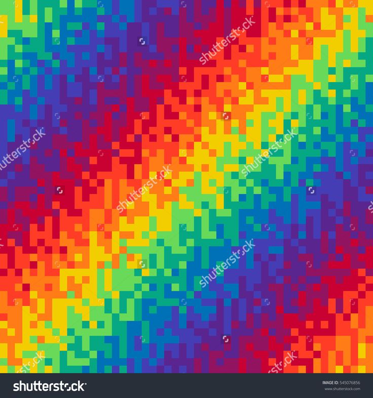 an abstract rainbow colored background with lots of small squares on the top and bottom half