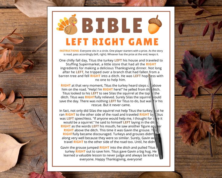 the bible let right game is on top of leaves