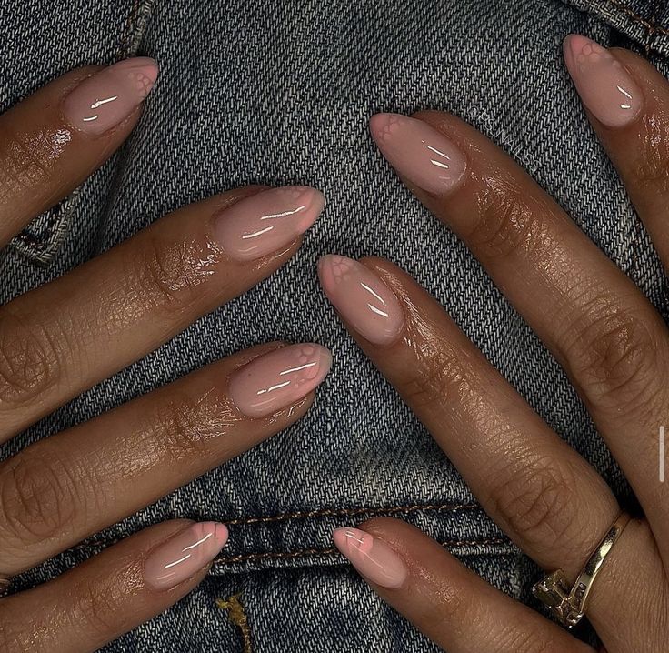 Short Almond Nude Nails, Almond Nude Nails, Nude Nail Inspo, Structured Manicure, Natural Nails Manicure, Designs For Short Nails, Nude Nail, Nails Today, Casual Nails