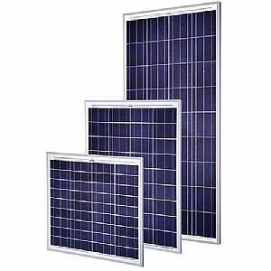 three different types of solar panels