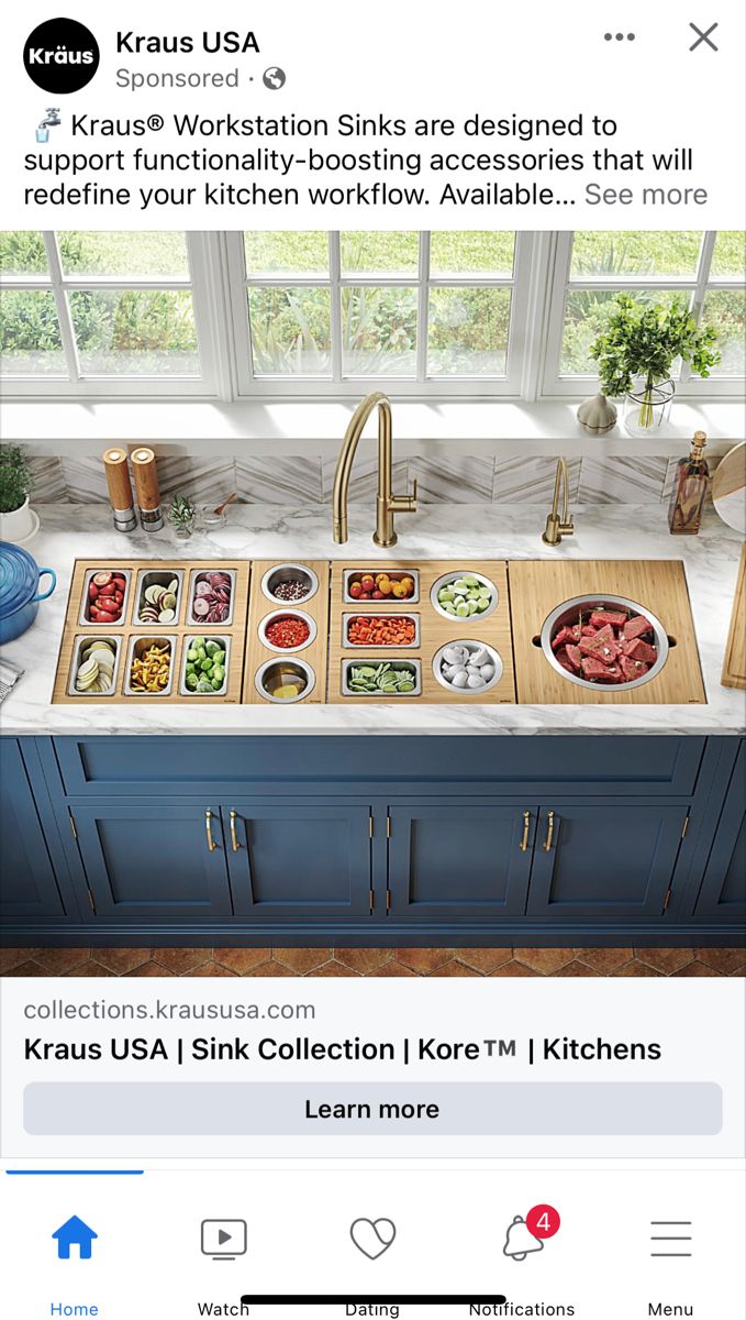 the kitchen sink is full of different types of food