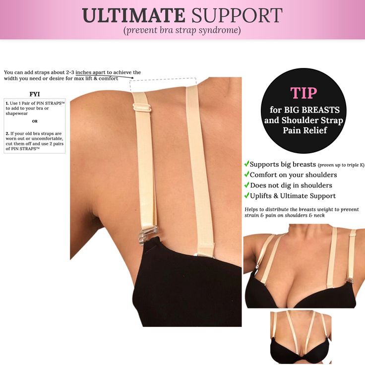 Get 2 (No Slip) Replacement Bra Straps (Nude) by PIN STRAPSTM that are adjustable up to 20 inches long and detachable. Hooks On & Pins OnUnlike other straps, you can Hook On and Pin On instantly, discreetly, and securely to use with all your outfits without needing bra loops (no sewing), using our straps' one-of-a-kind "pin-latch" hooks. Add to All Your GarmentsEasily add to alter and secure your bras, strapless, dresses, swimwear, costumes and other undergarments and tops without needing to sew Strapless Dresses, Convertible Bra, Nude Bra, Latch Hook, Swimsuit Dress, Other Outfits, Bra Straps, Dresses Strapless, Cosplay Costumes