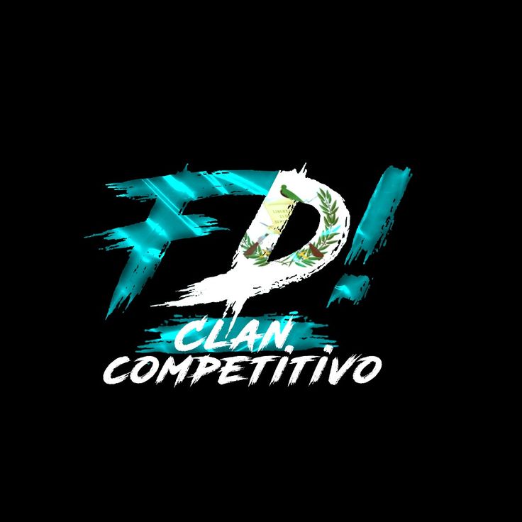 the logo for clan b competitive, which is designed to look like it has been painted on