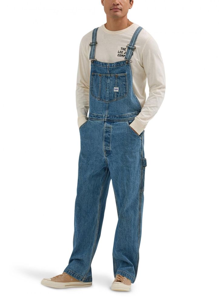 PRICES MAY VARY. ICONIC STYLE. The Lee Men's Workwear Bib Overalls offer a modern interpretation of the iconic style with an updated design and details. LEGENDARY DETAILS. On-trend yet timeless, it features a relaxed fit with roomy pockets for storing essentials, and a details that reflect our workwear heritage. FUNCTIONAL DESIGN. Whether you want to take your streetwear look to a whole new level or you're ready to get your hands dirty on the job, these bibs are just what you need. DURABLE FABRI Men's Workwear, Safety Clothing, Mens Workwear, Bib Overalls, Iconic Style, Functional Design, Bibs, Front Pocket, Style Icons