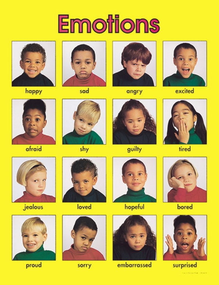 an image of children's emotions poster