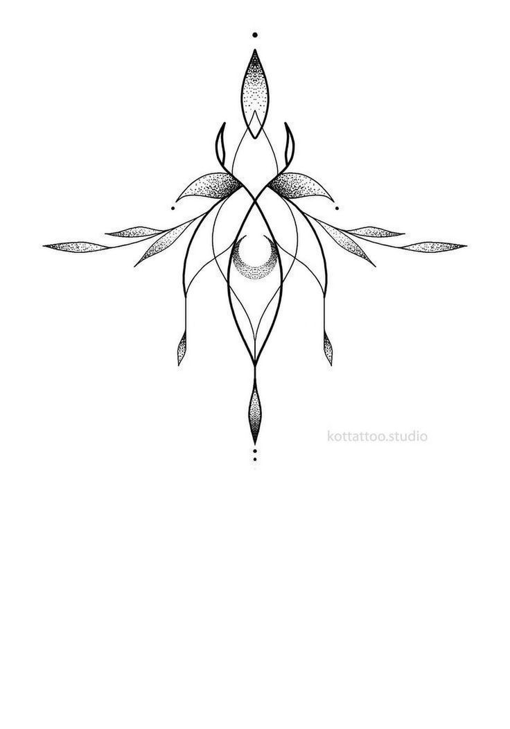 a black and white drawing of a flower