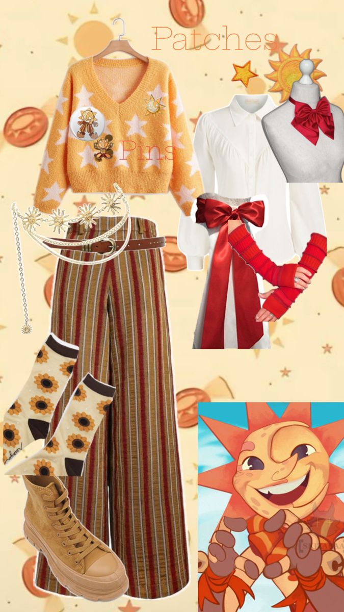 Sun outfit Fnaf Costume, Fnaf Crafts, Silly Clothes, Fnaf Cosplay, Sun And Moon Drawings, Character Inspired Outfits, Fandom Outfits, Cartoon Outfits, Laugh Out Loud