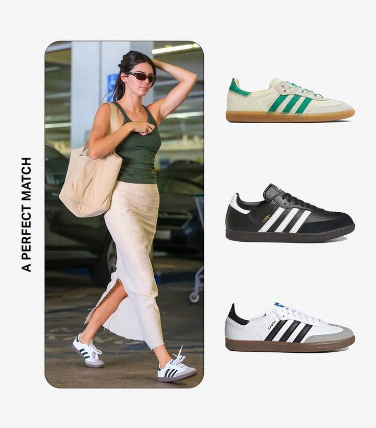 Looks Adidas, Adidas Samba Outfit, Sneaker Outfits Women, Samba Outfit, Fall Fashion Skirts, Sneaker Outfits, Look Adidas, Basket Style, Look Retro