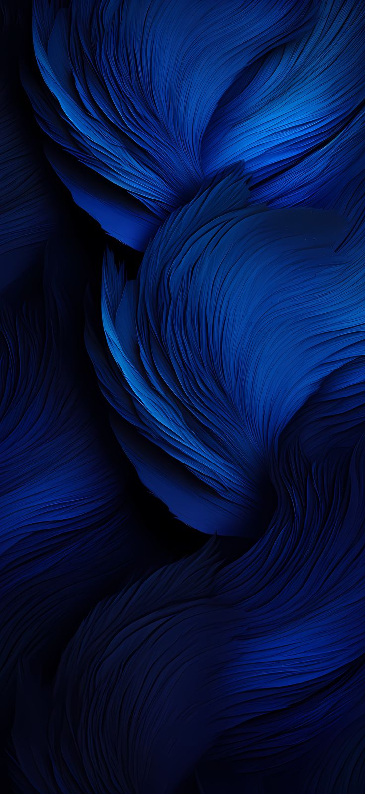 an abstract blue background with wavy lines