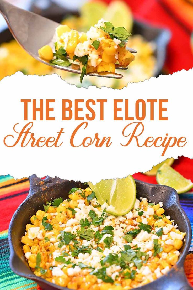 the best elotee street corn recipe with limes and cilantro on top