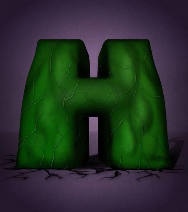 Buchstabe / Letter H (Marvel: Hulk) | Superhero alphabet, Superhero ...