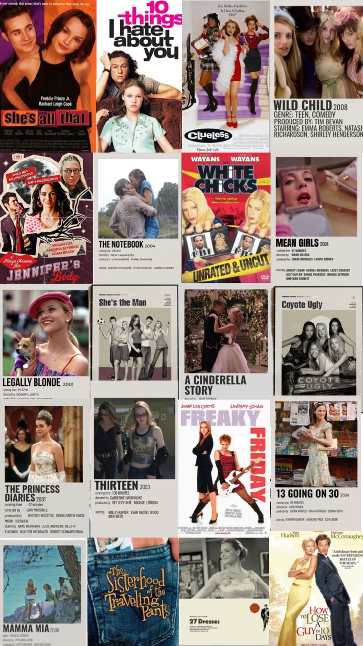 many different movie posters are shown together in this collage, including one with an image of