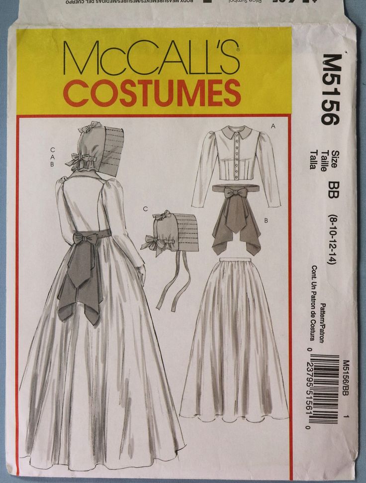 a sewing pattern for a dress and hat