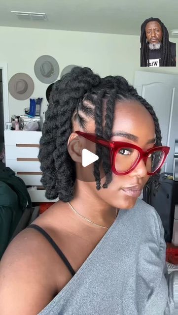 Styles Locs Black Women, Loc Styles On Old Retwist, Loc Curly Ponytail, Retwist Styles For Medium Locs, Loc Styles For Shoulder Length Locs, Ponytail Locs Styles, Loc Styles No Retwist Long, Loc Styles For Long Locs, Loc Styles For Vacation