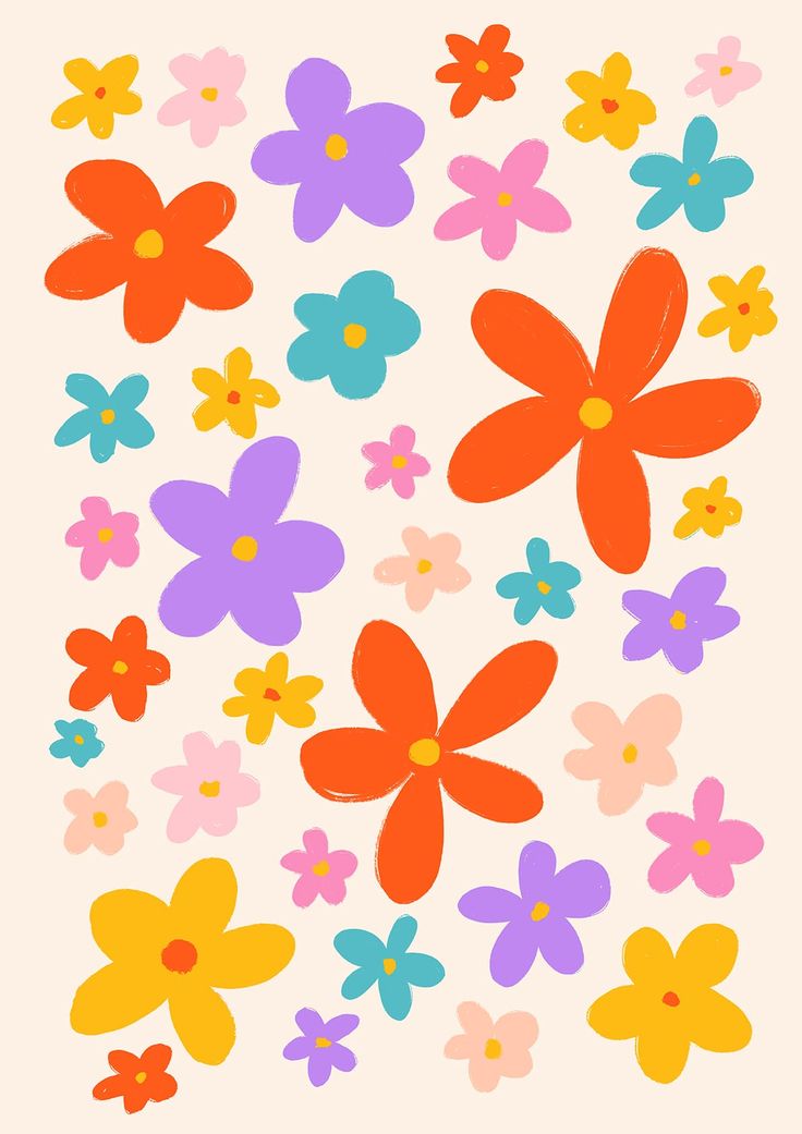 an image of colorful flowers on a white background