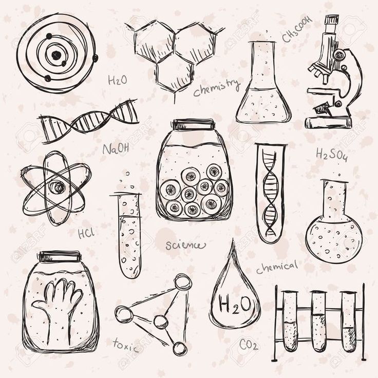 an image of science doodles on white paper stock photo, images and royaltyills