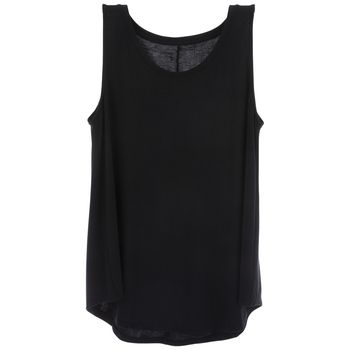 Enjoy the comforts of a soft shirt that you can wear almost anywhere like Black Adult Drapey Tank Top. This tank top features a solid black color over a flowy cut. Embellish it with the accessories of your choosing for a customized top you can wear at home or out on the town! Details: 	 Size: XL 	 Content: 67% Modal, 28% Polyester & 5% Spandex 	 Care: Machine Wash, Cold; Only Non-Chlorine Bleach When Needed; Tumble Dry, Low; Cool Iron If Needed. Layering Sleeveless Blouse In Any Color, Casual Black Sleeveless Blouse, Solid Sleeveless Blouse For Layering, Layering Sleeveless Blouse, Sleeveless Blouse Tops For Layering, Sleeveless Blouse For Layering, Casual Black Scoop Neck Tank Top, Black Scoop Neck Casual Tank Top, Black Summer Tops For Everyday