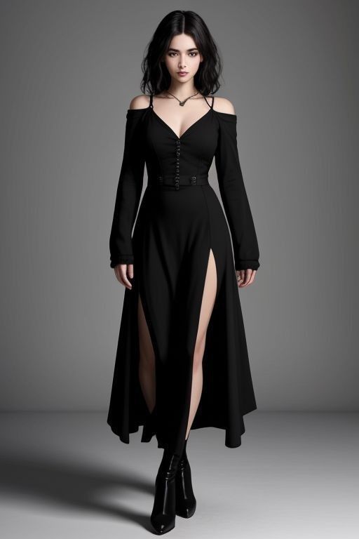 Chic Black Dress Classy, Gothic Fashion Women Goth Style, Gothic Wedding Guest Outfit, Vampire Outfit Women, Goth Wedding Guest Outfit, Dark Romance Outfit, Goth Outfits For Women, Gothic Fall Outfits, Divine Feminine Outfits