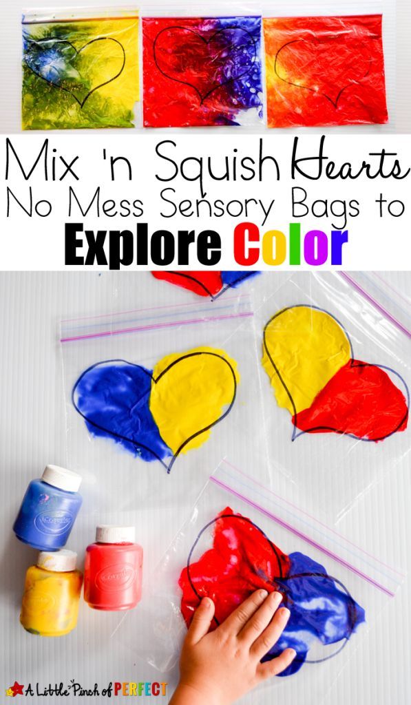 the instructions for making squish hearts with colored paper