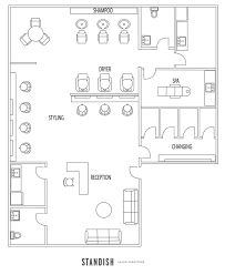 a floor plan for a living room and kitchen