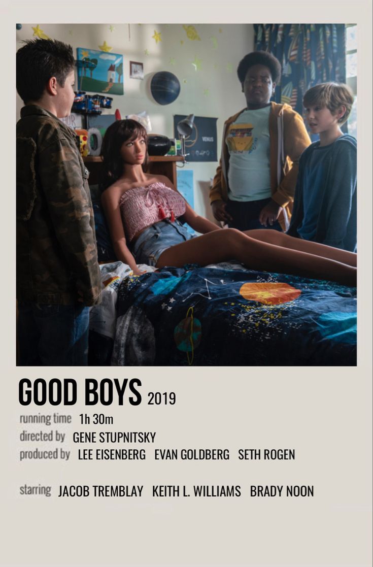 a poster for the movie good boys