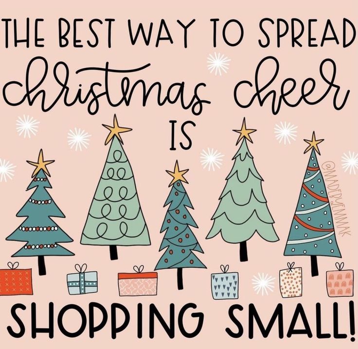 the best way to spread christmas cheer is shopping small - funny christmas cards for friends