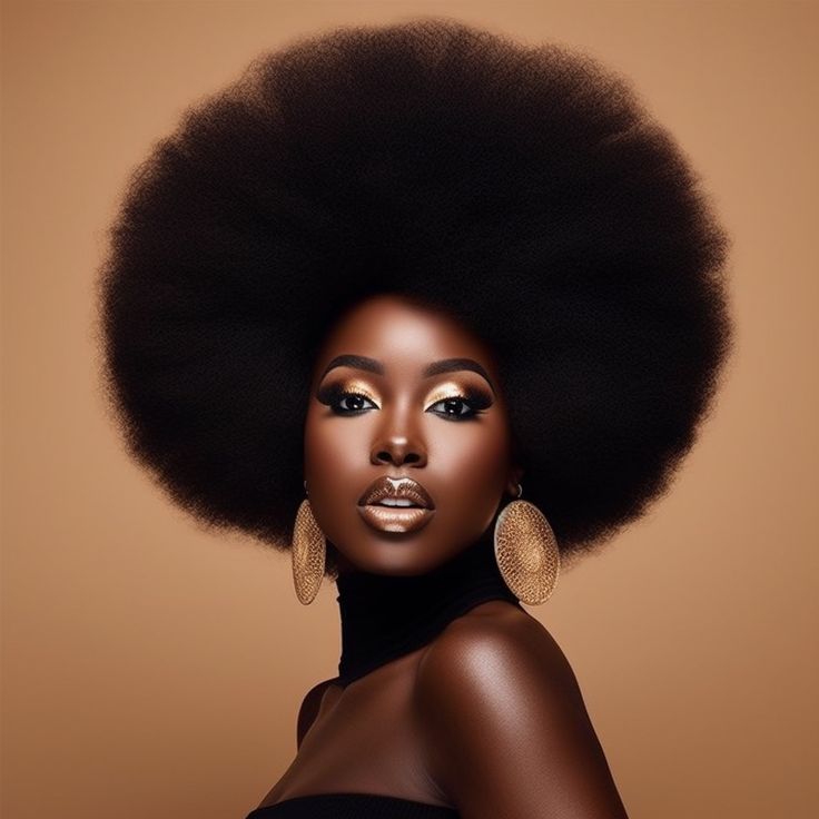 Afro Hairstyle Photoshoot Ideas, Afro Hairstyles Photoshoot, Afro Costume Halloween, Afro Hair Photoshoot, African Beautiful Women, Black Models Posing, Afro Photoshoot Black Women, Face Model Reference, Afro Styles Hairstyles