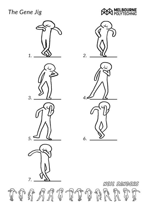 how to draw cartoon characters with numbers and symbols for each character's body shape