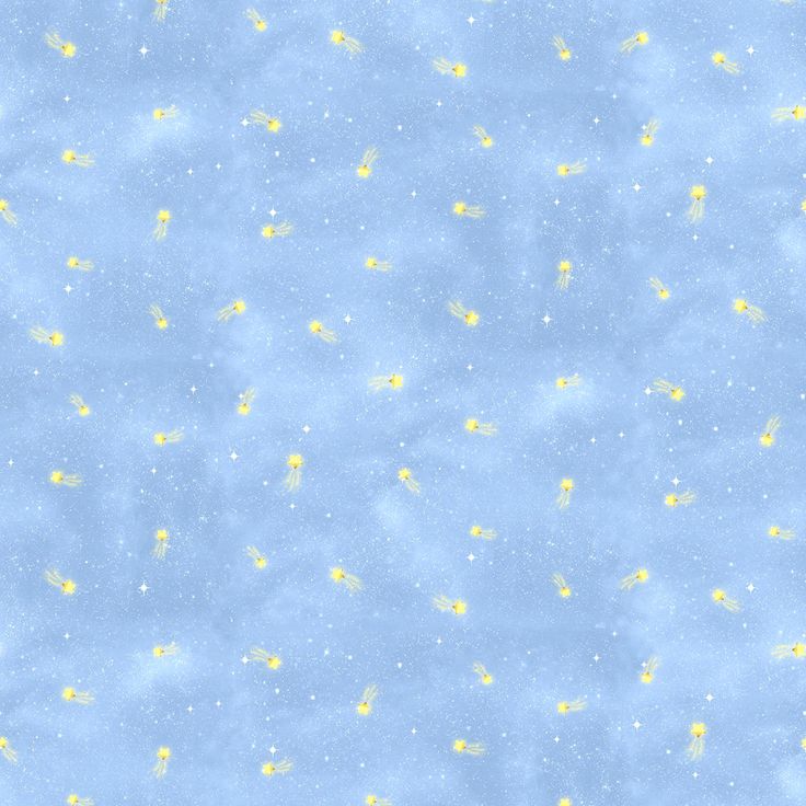 a blue background with small yellow stars on it