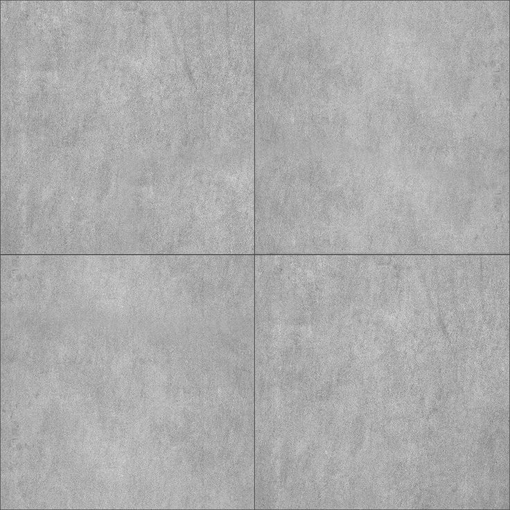 a gray tile floor with four squares in it