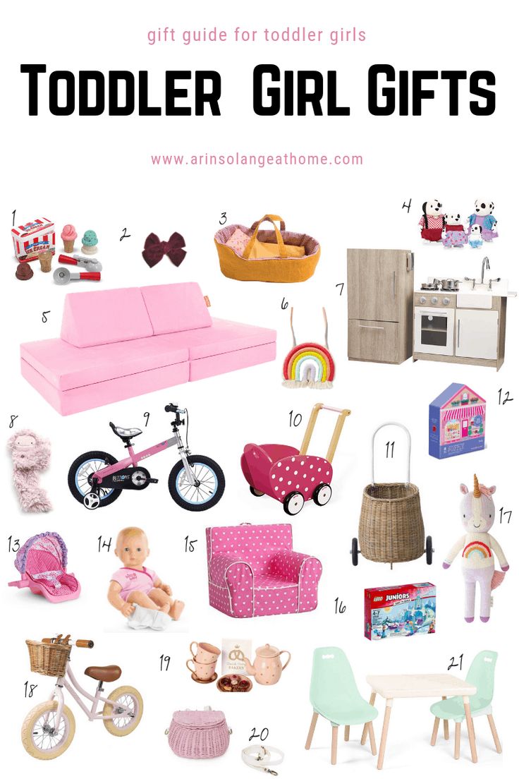 Are you ready to do your Christmas shopping, or other holiday or birthday shopping for a toddler girl? Check out this post with the best toddler girl gifts this year and streamline your shopping! https://arinsolangeathome.com #toddlergirlgift #toddlergirlpresent #toddlergiftguide Toddler Gift Guide, Girl Gift Ideas, Toddler Girl Toys, Girls Gift Guide, 2nd Birthday Gifts, Toddler Girl Gifts, Toddler Christmas Gifts, First Birthday Gifts, Toddler Birthday