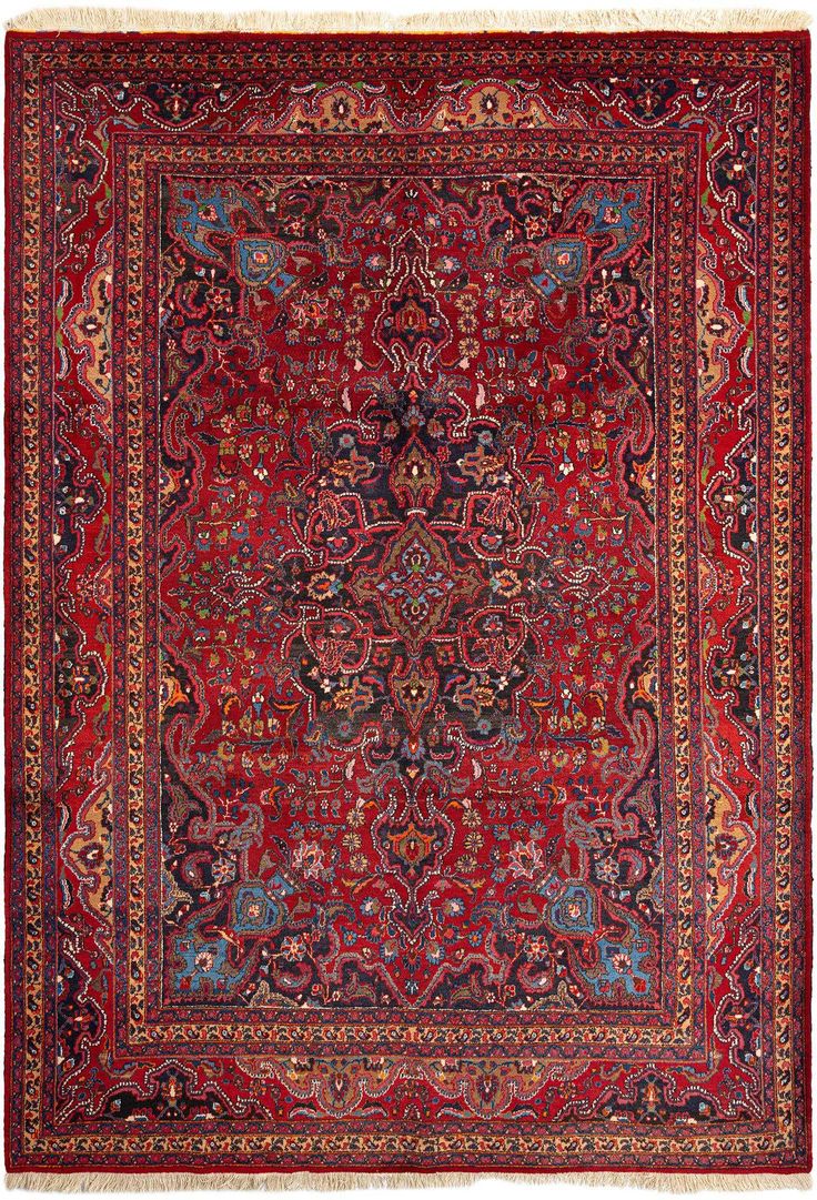 Red 8' 5 x 11' 7 Mashad Wool Rug | Rugs.com Patterned Area Rug, Boho Bedroom With Red Rug, Traditional Rug Bedroom, Maroon Persian Rug, Red Persian Rug Aesthetic, Red Bedroom Rug, Persian Rug Background, Red Orientalist Rug, Victorian Rugs Living Room