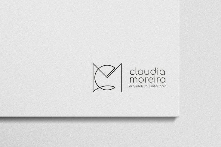 the logo for cloudia morera is displayed on a white background with black lettering