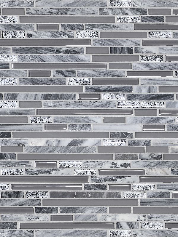 a gray and white marble tile wallpaper with different shades of grey, black and white