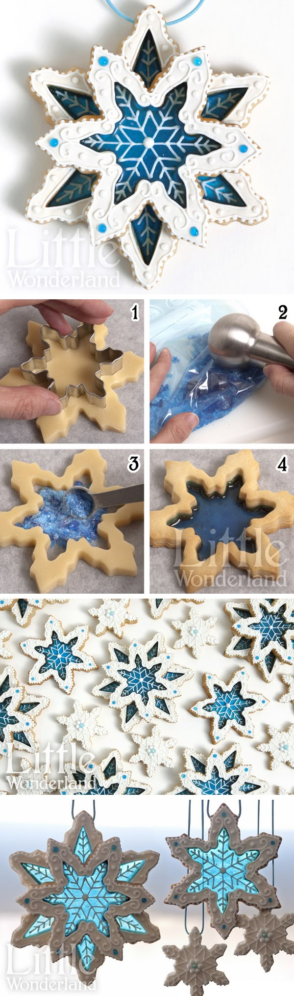 how to make an ornament out of paper snowflakes with pictures and instructions