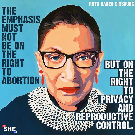 an image of ruth ginsburg on the cover of time magazine, with caption that reads, what r bg says?