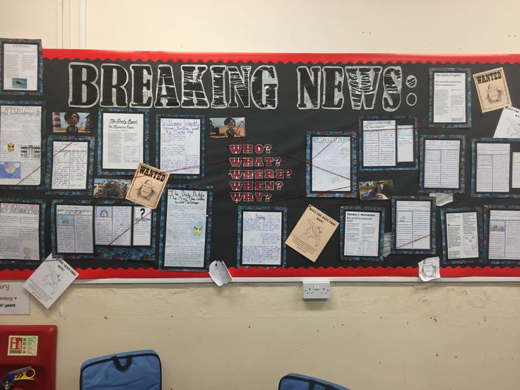 a bulletin board with writing on it