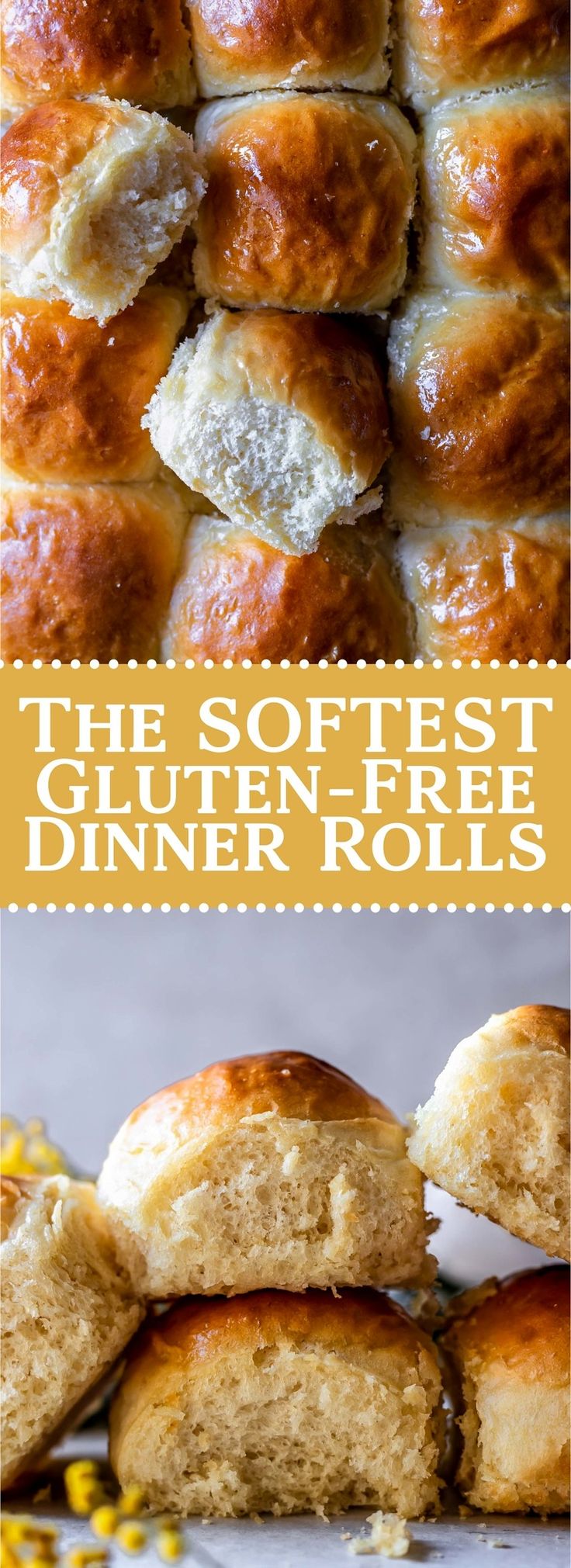 the softest gluen - free dinner rolls are made with corn and cheese