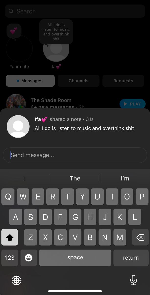 the text message is being displayed on an iphone's screen, and it appears to be