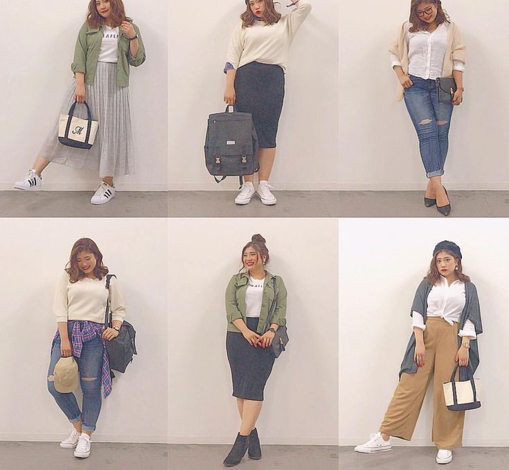 Saia cinza e jaqueta militar: look 4 do planner = passeio Ootd Ideas Plus Size, Plus Size Korean Fashion Women's Casual, Big Size Outfit Ideas, Mid Size Korean Fashion, Ootd For Chubby, Outfit Gemuk, Chubby Outfit Ideas Plus Size, Ootd Ideas For Chubby, Plus Size Korean Outfits