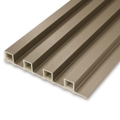 an aluminum profile strip with four different lengths and two ends on the bottom, one is brown